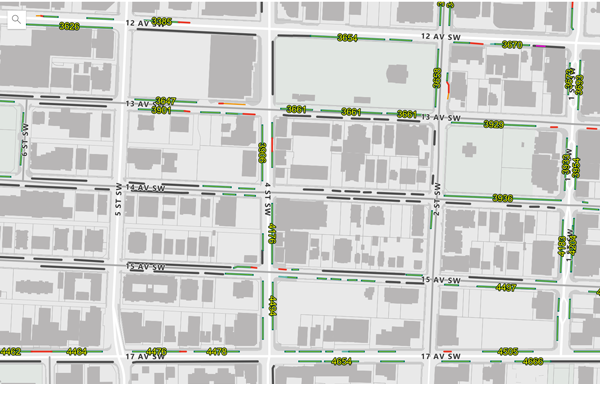 On Street Parking Calgary Parking   On Street Parking Map Screenshot 600 